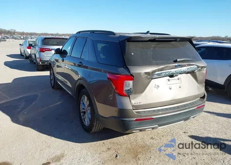 2021 Ford Explorer Xlt из США, поврежденный, VIN 1FMSK7DH5MGA39770